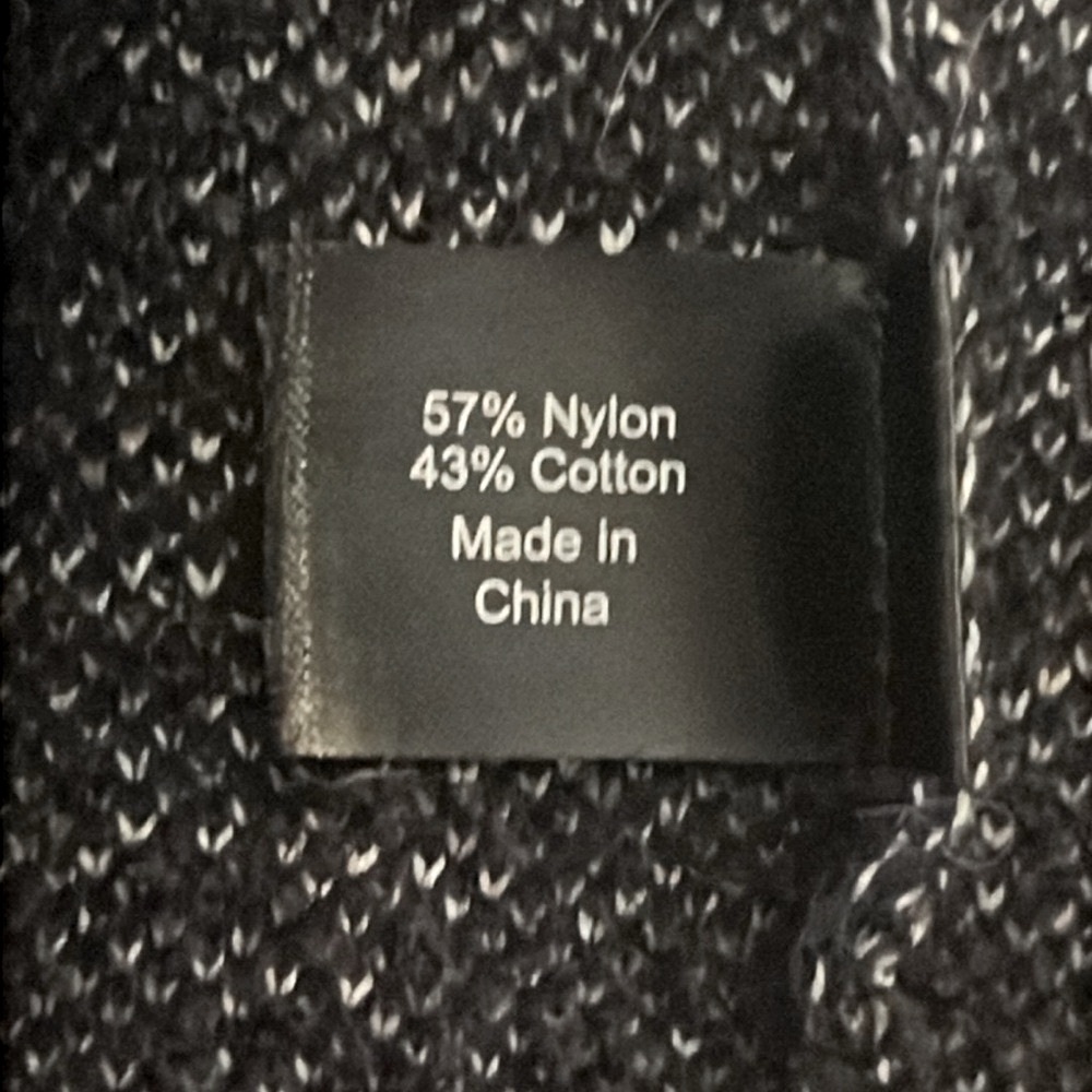 LANE BRYANT LONG COTTON BLEND BLUE/BLACK PLAID OPEN FRONT CARDIGAN SWEATER 18/20 - Picture 5 of 7